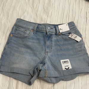 New with tags express mid rise Jean shorts